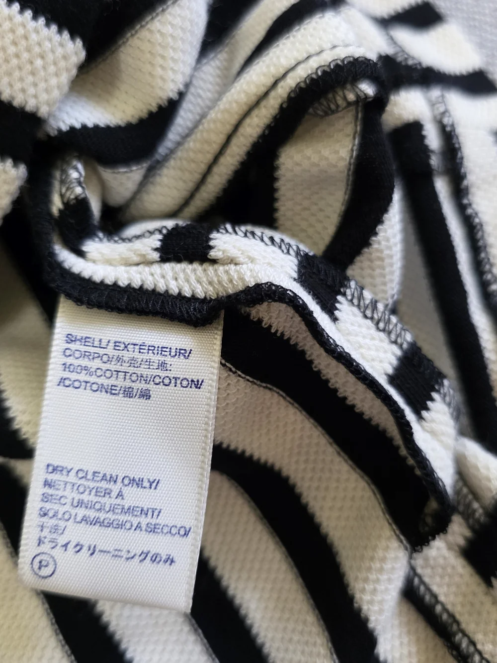 Rebecca Minkoff Vertical Black and White Striped Pencil Skirt